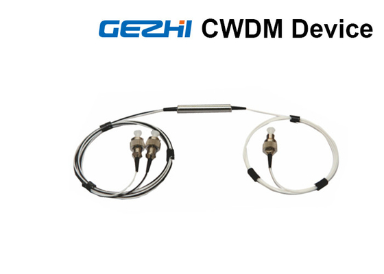1x2 CWDM Filter Deivce Komponenty optyczne Mały rozmiar do telekomunikacji