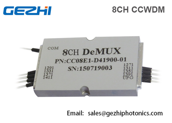 Kompaktowy multiplekser optyczny 8-kanałowy Mini mały moduł demultipleksera CWDM