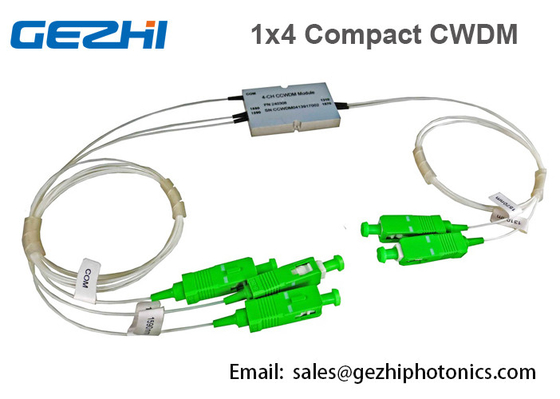 1x4 CH Optical Compact CWDM Mux Demux Moduł do pasywnej sieci optycznej
