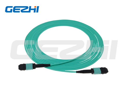 0,5/1/2/3 m lub dostosowany kabel krosowy MPO, kabel krosowy MPO Połączenia o dużej gęstości OM3