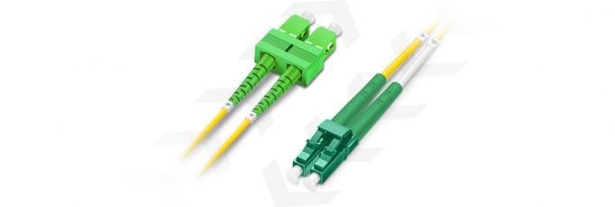 1310/1550nm LC APC do SC APC Duplex OS2 Single Mode PVC 2,0 mm Fiber Optic Patch Cable 5