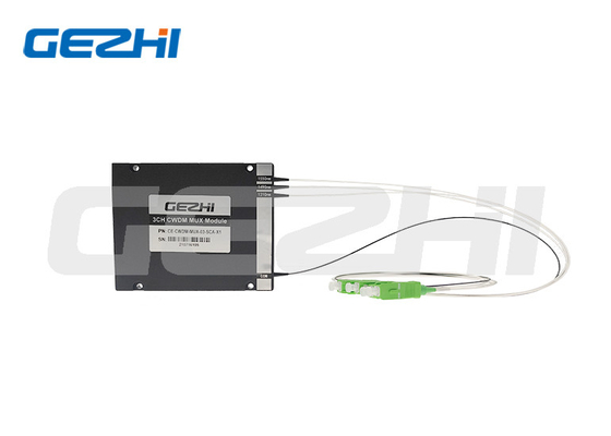 kupować 3-kanałowy moduł rozdzielacza CWDM Pojedyncze włókno 1470nm 1490nm 1510nm 1530nm online manufacture