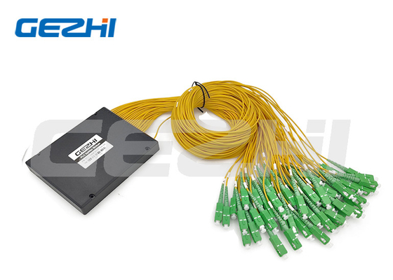 kupować OEM 1x64 G657A1 SC/APC światłowodowy rozdzielacz PLC typ modułu ABS online manufacture