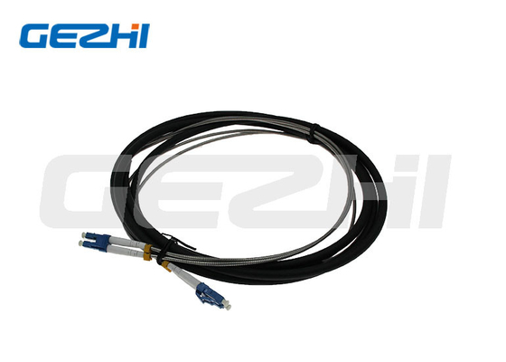 kupować 2-żyłowy kabel krosowy Seria Outdoor Indoor LC SM Zworka światłowodowa Pancerny skórzany drut online manufacture
