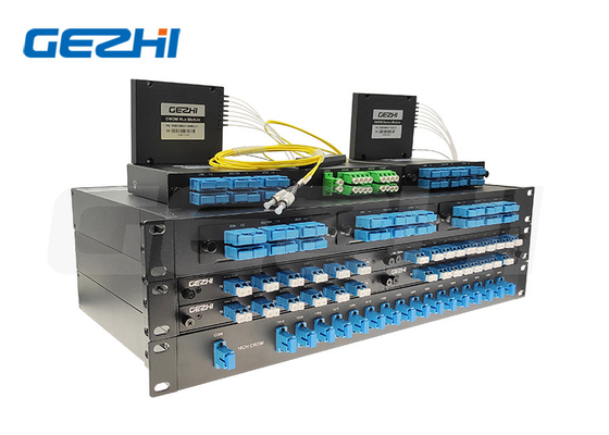 kupować 100 GHz 4 8 16 18-kanałowy moduł DWDM Mux Demux Pasywny multiplekser optyczny online manufacture