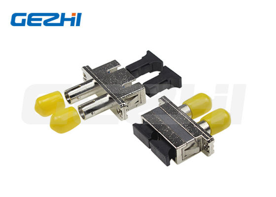 kupować SC-ST DX hybrydowy adapter światłowodowy z ceramiczną obudową o niskiej stratze wstawienia i zgodnością z RoHS produkcja online