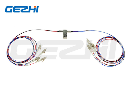 kupować Dwufunkcyjny przełącznik optyczny D2x2B Bypass Zapięty/Niezapięty Przełącznik mechaniczny światłowodowy online manufacture