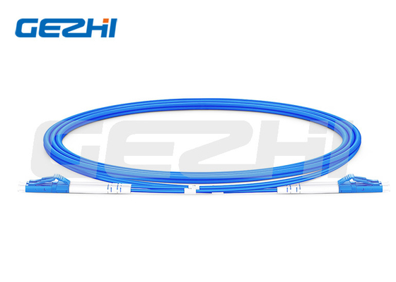 kupować LC UPC do LC UPC Duplex OS2 Single Mode Indoor Armored PVC (OFCR) 3,0 mm Fiber Optic Patch Cable online manufacture