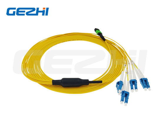 kupować MPO Fiber Patch Cord OS2 Singlemode 8 Core 10m Breakout Cable dla centrów danych i FTTH produkcja online