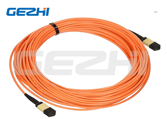 kupować LSZH Włókno optyczne 24F MPO Kobieta do MPO Kobieta 3,0 mm kabel trunkowy online manufacture