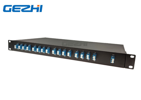kupować 1U 19-calowy montaż w szafie Podwójny światłowód sieciowy 1x16 DWDM Mux Demux online manufacture