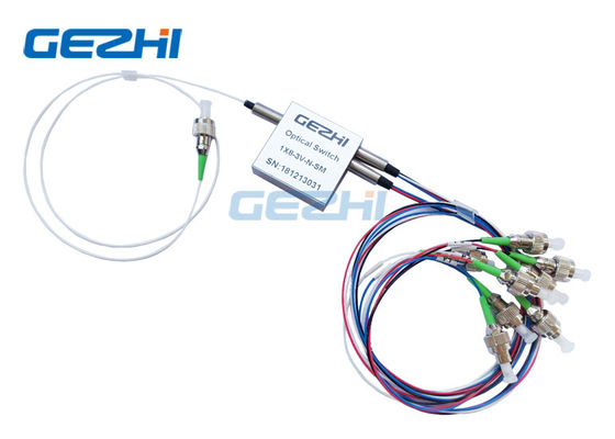 kupować Niezatrzaskowy pasywny przełącznik światłowodowy 1x8 1742nm online manufacture