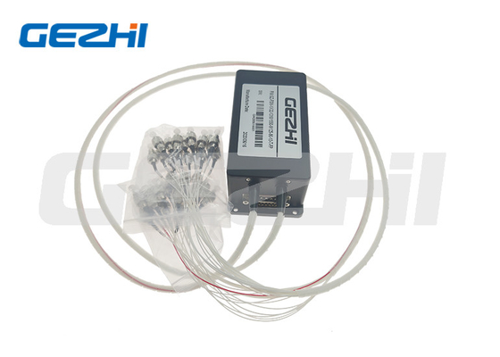 kupować Przełącznik światłowodowy OM4 SMF 1x64 Mechaniczny FSW 900um do systemu OADM online manufacture