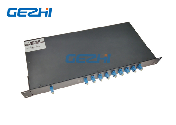 Moduły multipleksera 1x16 CWDM Złącze LC / UPC Podwójne włókno do centrum danych