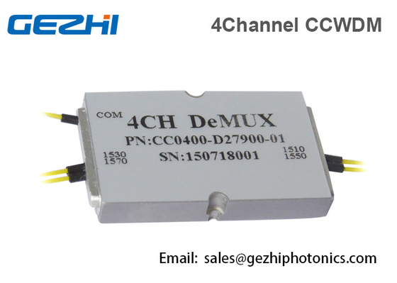 Mini moduł 4-kanałowy CWDM Mux Compact CWDM 1270 - 1610nm dla sieci PON