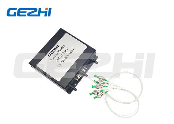Oem 1x4 Przełącznik sieciowy światłowodowy 1260-1650nm Długość fali