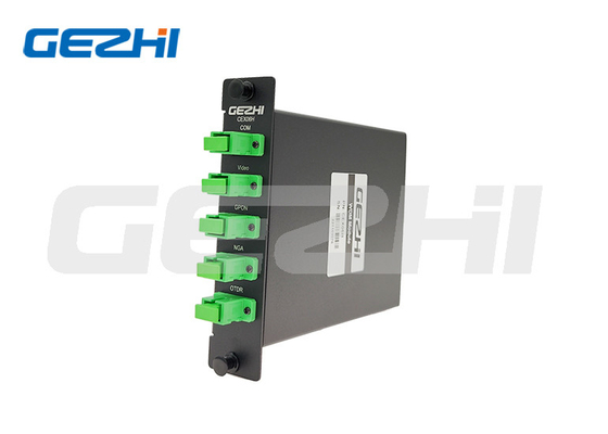Niskie straty wtrąceniowe Filtr WDM GPON 1310/1490 XGS-PON 1270/1577 Wideo 1550 OTDR 1625nm WDM filtro wdm1r Moduł