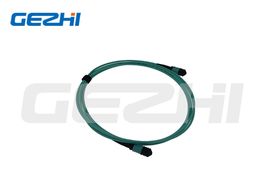 Patchcord światłowodowy Simplex 3,0 mm OM3 LC LC Aqua 1 m wielomodowy