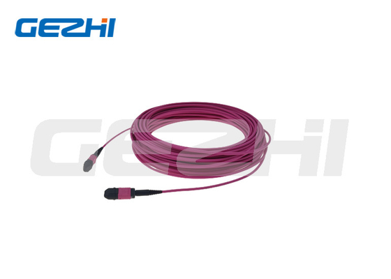 MPO 8-rdzeniowy wielomodowy kabel krosowy OM4 Seria MPO LC Patchcord Pigtail