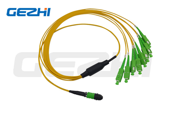 MTP/MPO Trunk Cabe 12 rdzeni/24 rdzenie/48 rdzeni/72 rdzenie/96 rdzeni/144 rdzeni OS2 Patchcord światłowodowy