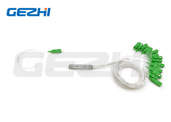 PON FTTH Network Fiber Optic Mini PLC Splitter 1 * 16 ze złączem SC APC