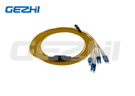 Najlepsza cena Kabel MPO żeński do LC UPC Duplex OS2 Single Mode Breakout
