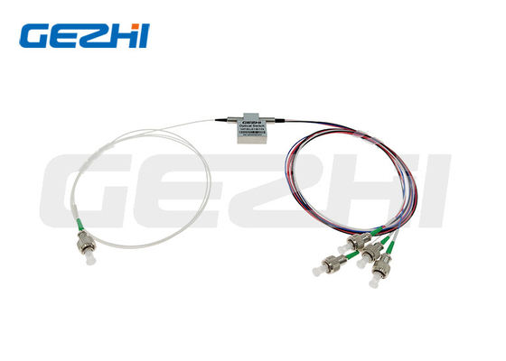 Światłowodowy mechaniczny przełącznik optyczny 1x4T ze złączem SC FC LC ST
