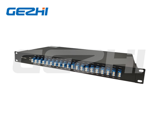 18-kanałowy moduł CWDM Mux Demux 1270 - 1610nm LC/UPC 20nm multiplekser
