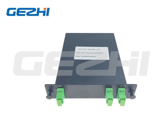 1x2 LGX Box Fiber Optical Splitter z konektorem SC/APC do dystrybucji FTTH FTTA