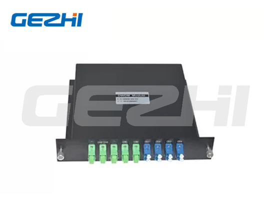 Wysokoizolacyjny optyczny DWDM Mux Demux 2X4CH Dual Fibre typu LGX
