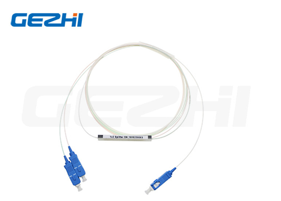 Wysoka niezawodność stabilność 1x2 Mini Tube Type Fiber PLC Splitter