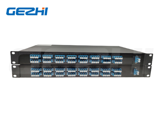 Wielokanalizowany filtr DWDM 40CH Mux Demux Multiplexer z 1RU 19