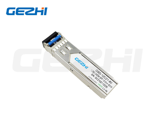 CWDM 1.25 G SFP Transceiver 1310nm 80KM Optical Transceiver Module