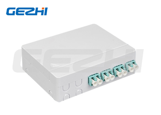 Wodoszczelny FTTH Terminal Fiber Optic Box 4 Core Wall Mount