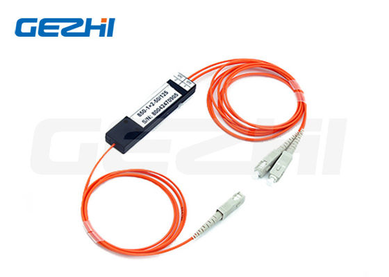 FTTX Multimode Fiber Optic Splitter 62.5/125um 650nm 50/50 stosunek sprzężenia FBT sprzęgło do sieci GPON