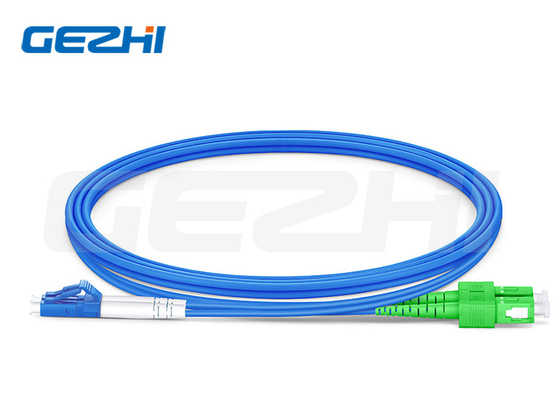 Lc Upc To Sc Apc Duplex Os2 Single Mode Fiber Patch Cable Wewnętrzny opancerzony Lszh 3.0mm