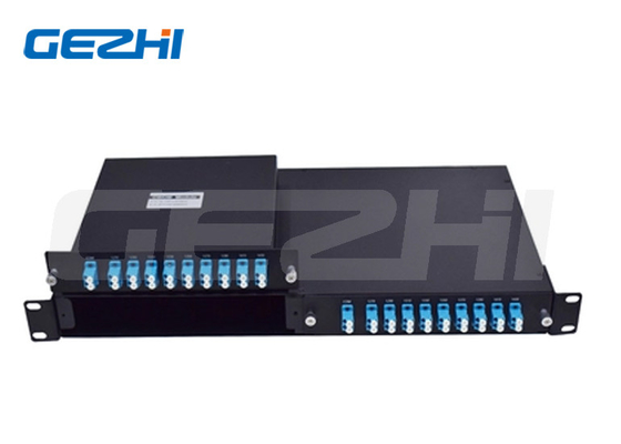 18-kanałowy moduł CWDM 1270-1610nm 1U LGX 2 półwymiarowe gniazdo w 1 kasecie