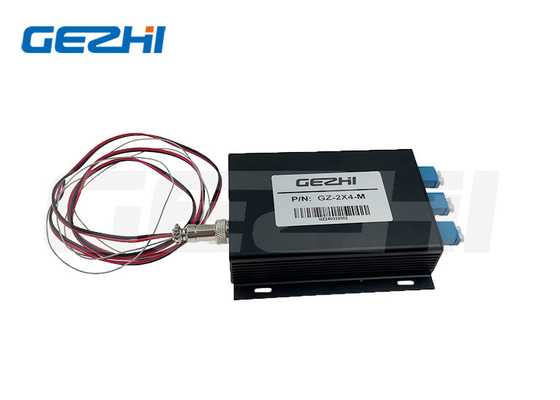 GZ-FSW-2x4 Przełącznik optyczny światłowodowy 1260~1650nm TTL Control Optical Switch