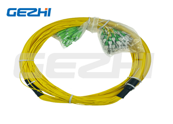 Jednostronnego trybu kablu włóknowego FC/APC z 48 rdzeniami dla sieci FTTH FTTB FTTX