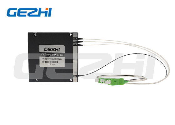 Optyczny moduł CWDM Mux Demux 3CH MUX DEMUX 5G Backbone Network 1270-1610nm