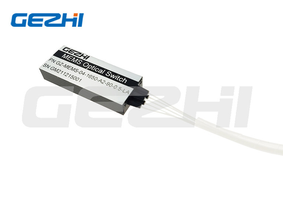 1x4 Moduł przełączników optycznych MEMS Włókna Mikroprzesuwnik systemu elektro-mechanicznego z łącznikiem SC/UPC