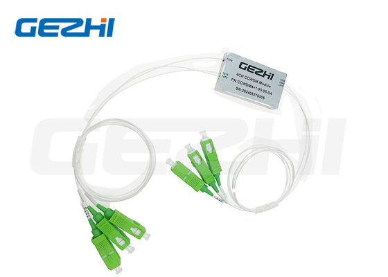 Optyczny WDM CCWDM 4+1CH SMF-28e z 0,9 luźną rurą SC/APC Moduł CCWDM Mini cwdm