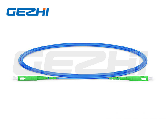 1m SC APC do SC APC Simplex OS2 Single Mode Indoor Armored PVC (OFNR) 3,0mm Fiber Optic Patch Cable