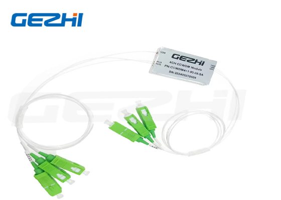 Optyczny WDM CCWDM 4+1CH SMF-28e z 0,9 luźną rurą SC/APC Moduł CCWDM