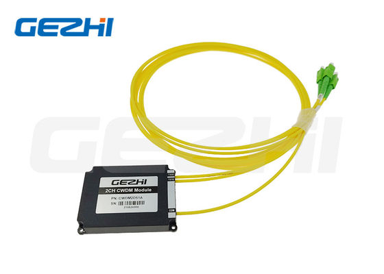 1510nm 1550nm 2CH CWDM Multiplexer Module ABS Box do sieci światłowodowych
