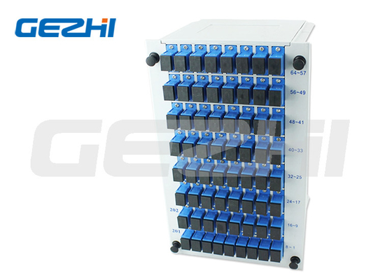Moduł wstawiania plastiku typu kasetowego 1*64 PLC Splitter 130*101*206mm