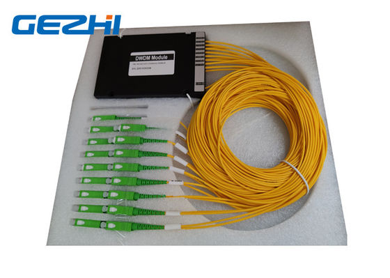 Pojedynczy kanał światłowodowy 1x16 kanał CH46 100Ghz pasywny DWDM Mux