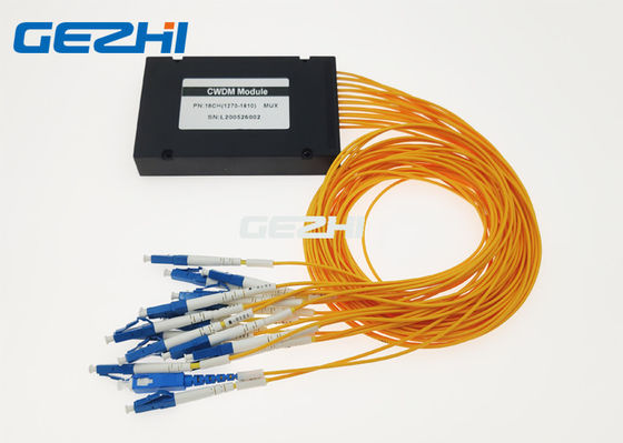 Skrzynka ABS 1610nm 1x18 CWDM Zgrubne zwielokrotnianie z podziałem długości fali