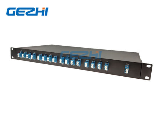 Jeden moduł światłowodowy 1x32 kanały AAWG DWDM do montażu w szafie