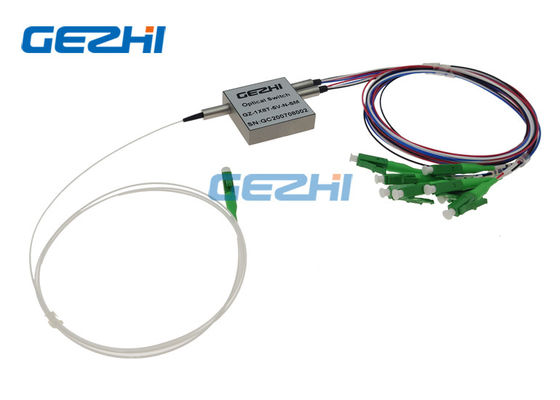 1650nm mechaniczne niezatrzaskowe przełączniki światłowodowe 1x8
